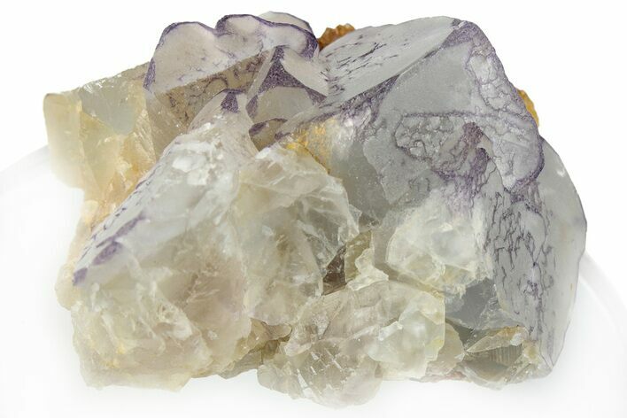 Purple Edge Fluorite - Qinglong Mine, China #295054